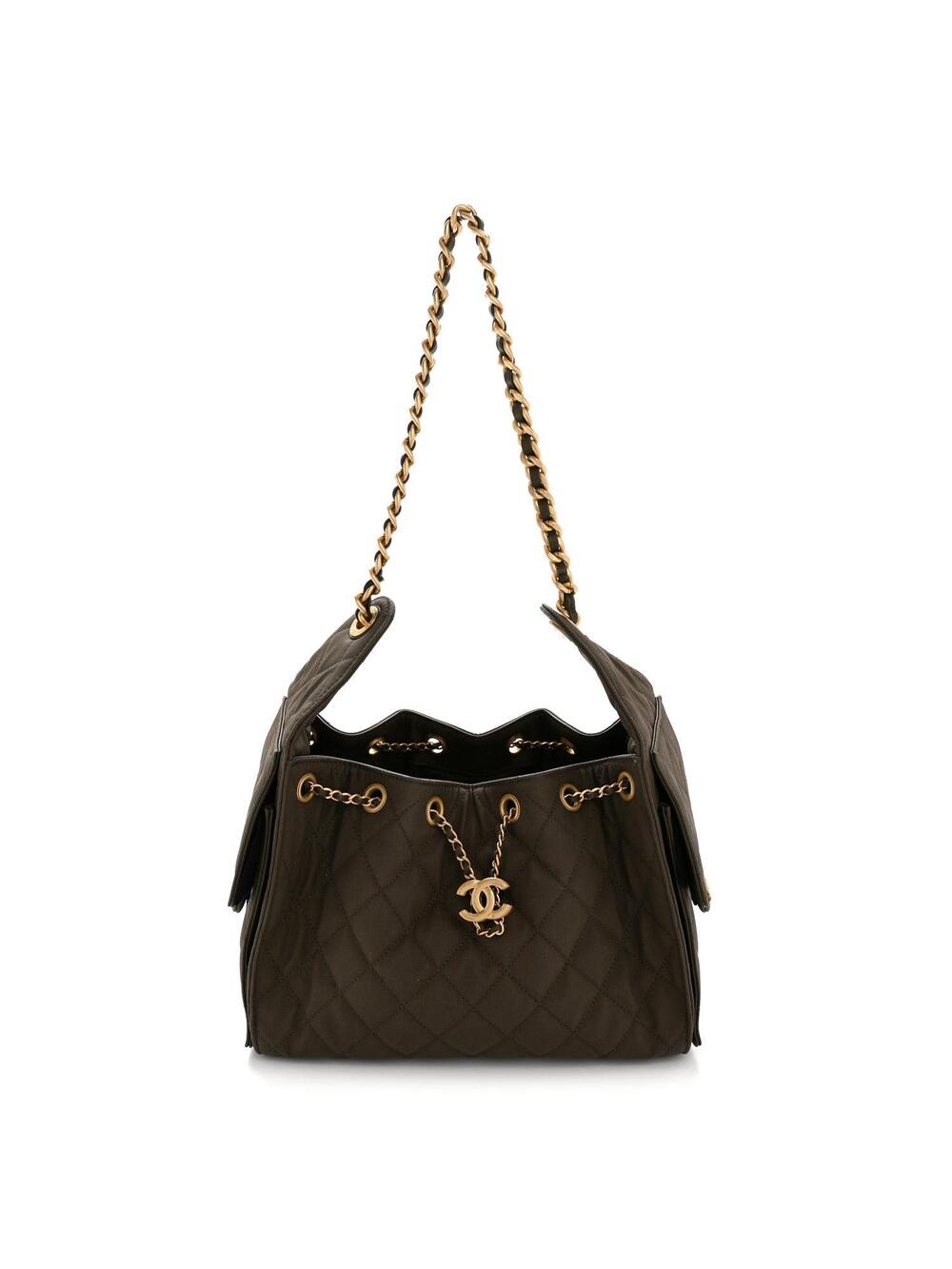 Canvas Quilted Small Chanel 25 Handbag #339671C89B